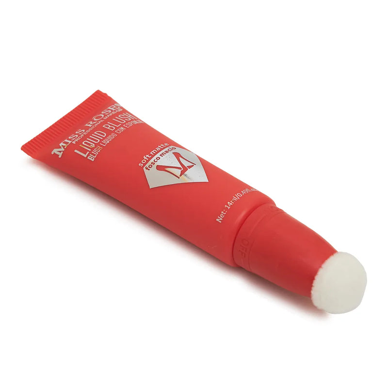 Blush líquido prático com esponja